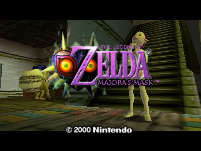 The Legend of Zelda - Majoras Mask (Debug Edition) Title Screen